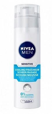 tv weten haar Nivea For Men Sensitive Cooling Scheerschuim - 200 ml - Scheervoordelig.nl